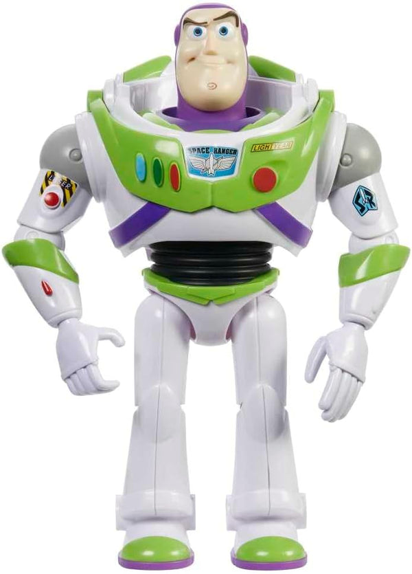 Mattel Disney Pixar Buzz Lightyear Large Action Figure 12 in Scale Highly Posable Authentic Detail, Toy Story Space Movie Collectable, Ages 3 Years & Up
