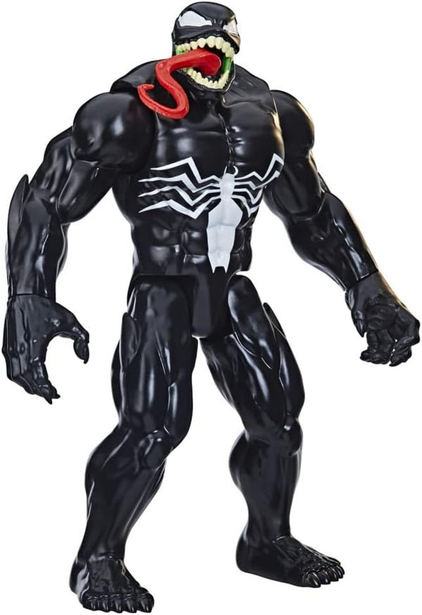 Marvel Hasbro Spider-Man Titan Hero Series Deluxe Venom Toy 12-Inch-Scale Collectible Action Figure,Toys for Kids Ages 4 and Up