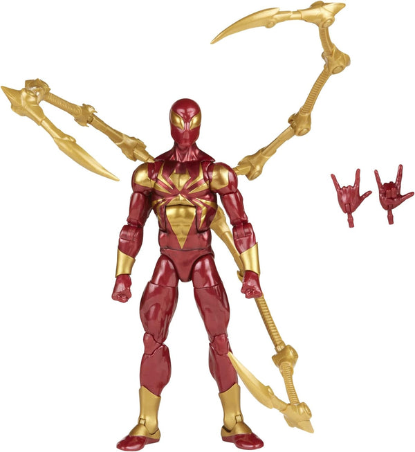 Spider-Man Marvel Legends Series 6-inch Iron Spider Action Figure Toy, Includes 2 Accessories