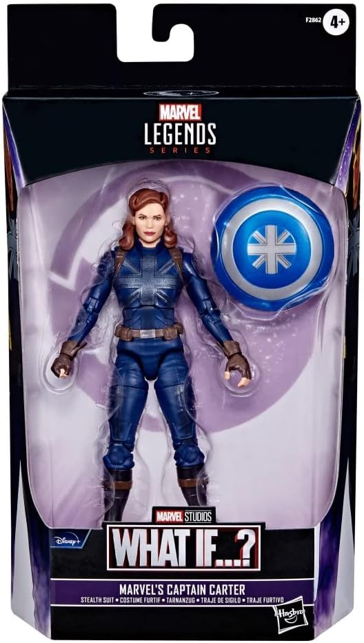 Marvel Legends Series What If? Captain Carter Stealth Suit w/ Shield Exclusive