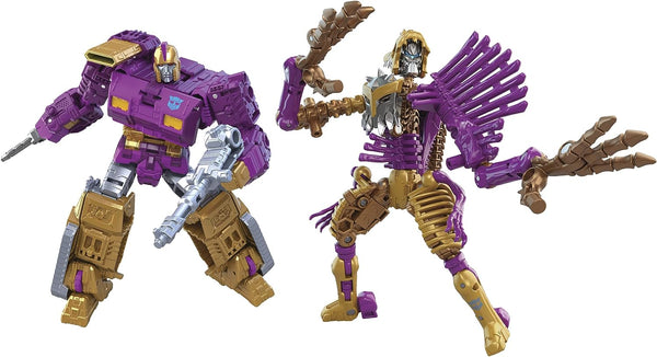 Transformers Generations Legacy Wreck N Rule Collection Comic Universe Impactor and Spindle, Ages 8 and Up, 5.5-inch