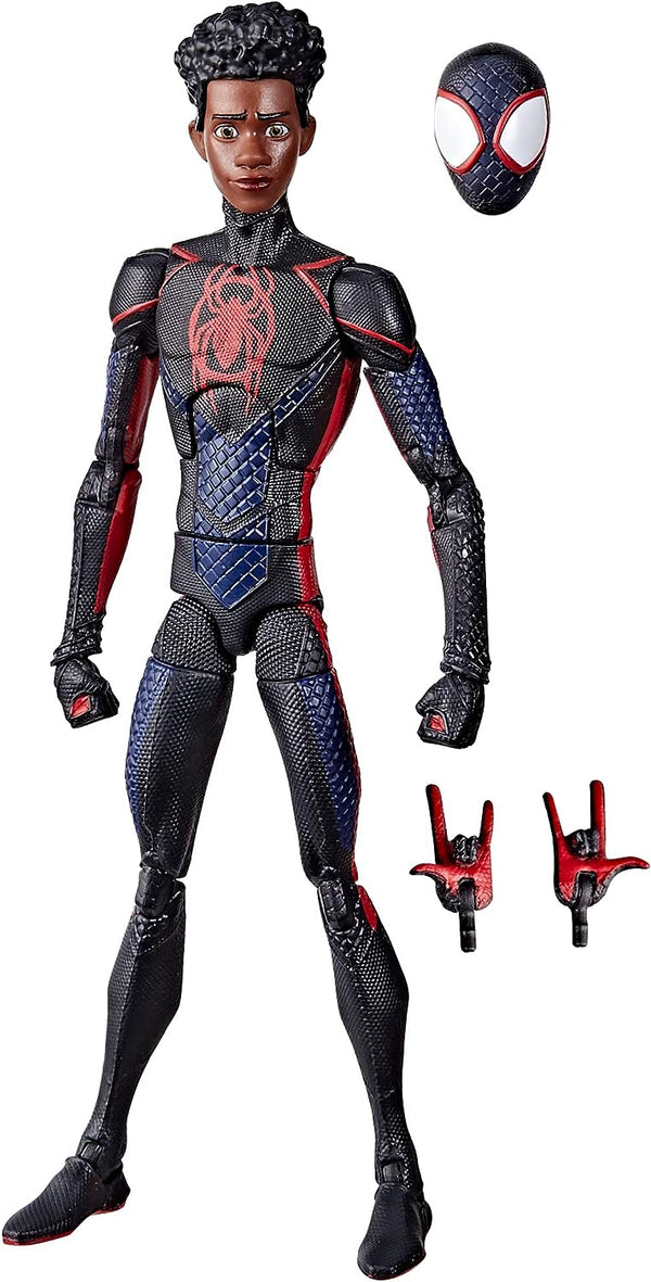 Spider-Man Marvel Legends Series Across The Spider-Verse Miles Morales 6-inch Action Figure Toy, 3 Accessories