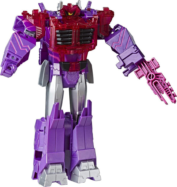 Transformers Toys Cyberverse Ultimate Class Shockwave Action Figure - Combines with Energon Armor to Power Up - for Kids Ages 6 and Up, 9-inch